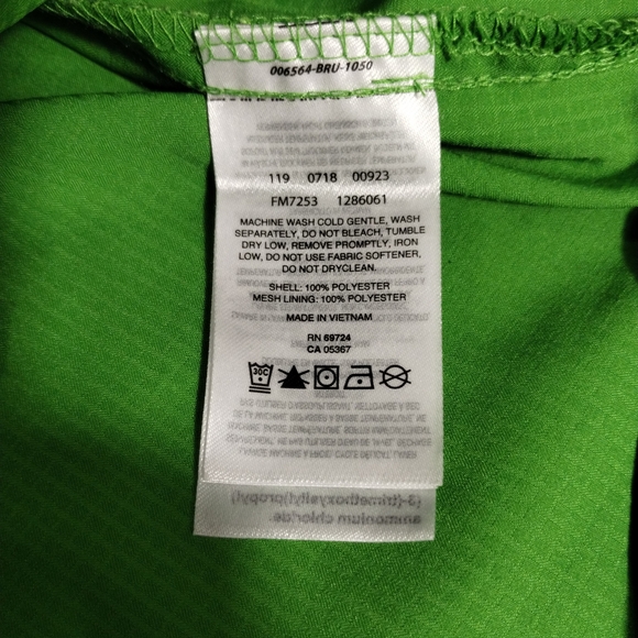 Columbia PFG Bahama II Lime Green Casual Button Down Shirt XL Fisherman Utility - Picture 7 of 7